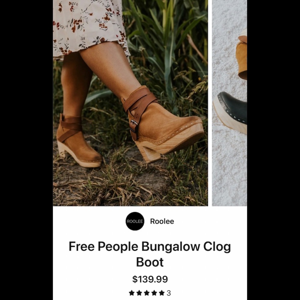 Free People Clog Boots